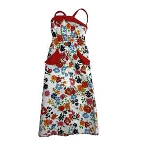 Barbie Best Buy‎ #9156 Multi-Color Flower Sun Dress Vintage 1976 Maxi